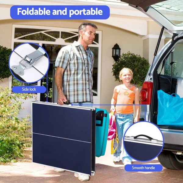 Everfit Table Tennis Ping Pong Table Portable Foldable Family Game Home Indoor - Image 7