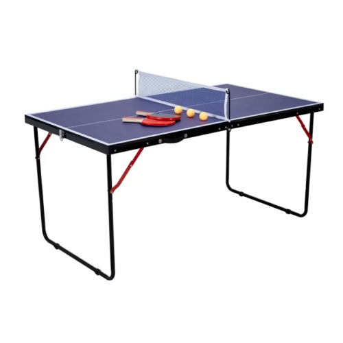 New Portable Tennis Table Folding Ping Pong Table Family Game Set