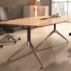 Potenza Boardroom Table Meeting Table Birch 2400 x 1200 Office Furniture - Image 2