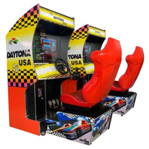151 Game Driving Sit down Arcade Machine with gearstick – 32 inch screen
