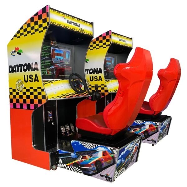 151 Game Driving Sit down Arcade Machine with gearstick – 32 inch screen