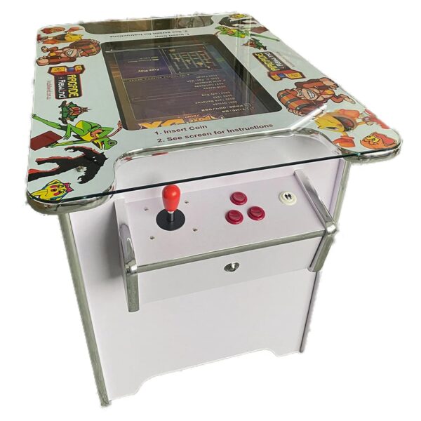 White Cocktail Arcade Machine - Image 2