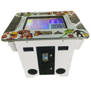 White Cocktail Arcade Machine