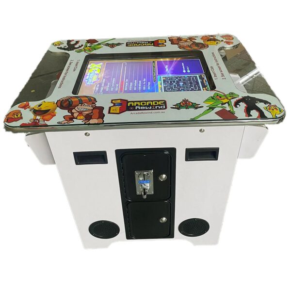 White Cocktail Arcade Machine