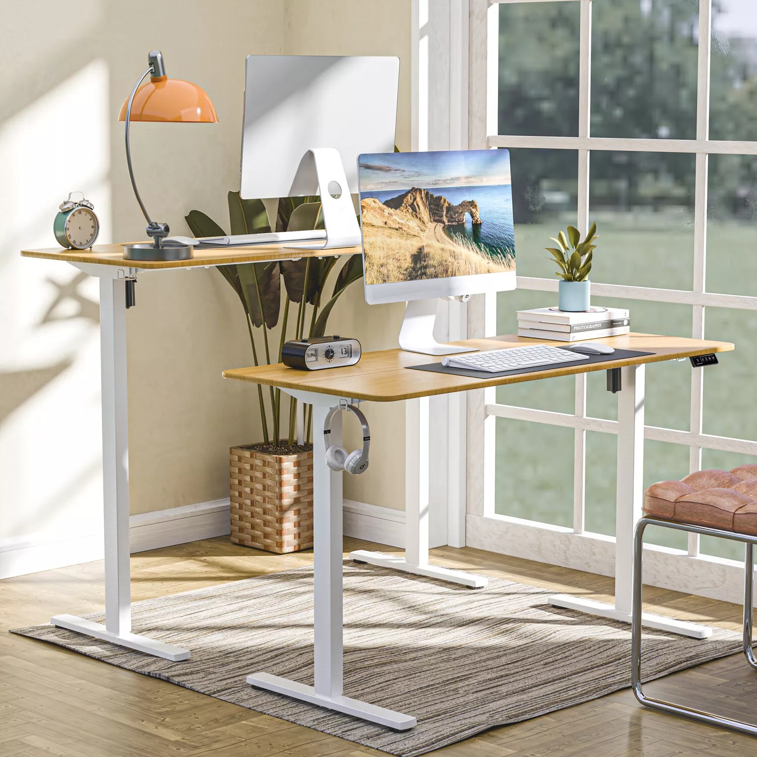 Ergomaker Electric Standing Desk Height Adjustable Sit Stand Motorised Single
