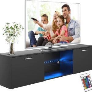 TV Unit Cabinet, 160cm Entertainment Unit, Wooden TV Stand Cabinet, Modern Media