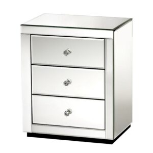 NEW Artiss Bedside Tables Drawers Mirrored Set Of 2
