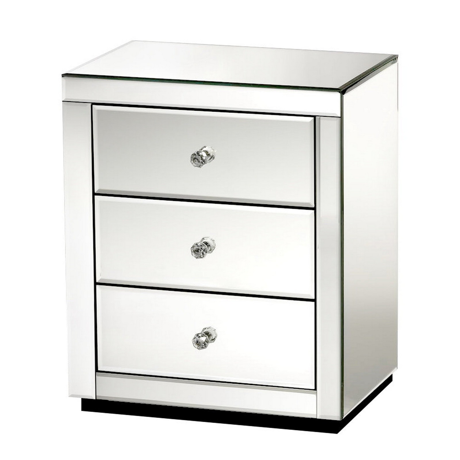 NEW Artiss Bedside Tables Drawers Mirrored Set Of 2