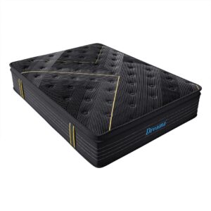 Dreamz Spring Mattress Euro Top Queen Double King Single Bed Bamboo Foam 35CM