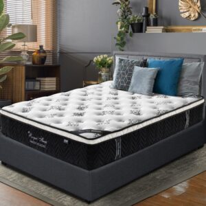 DOUBLE Mattress EuroTop 9Zone Pocket Spring Latex Memory Foam *Chiropractic Care