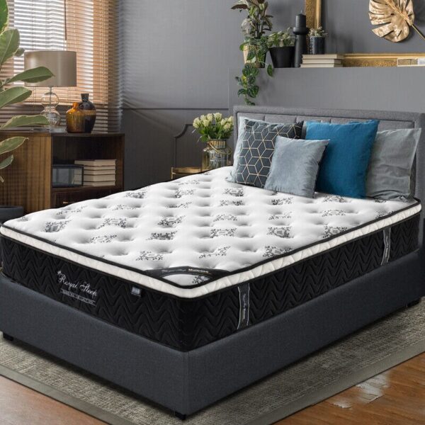 DOUBLE Mattress EuroTop 9Zone Pocket Spring Latex Memory Foam *Chiropractic Care