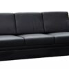 Lounge Sofa GENUINE LEATHER Reception Area Waiting Room Office - Image 4