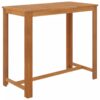 Tidyard 5 Piece Garden Bar Set Acacia Wood Table and 4 Stool Chairs with F5M2 - Image 3