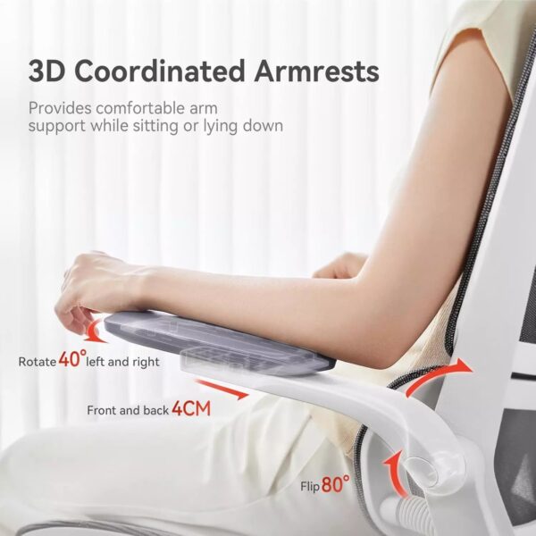 M59AS-M302 Ergonomic Office Chair, Upgrade the Large Cushions,Breathable Mesh - Image 3