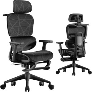 iXTRA Ergonomic Office Chair Desk Gaming Computer Chair High Back Breathable Mes
