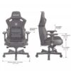 Anda Seat Kaiser 3 Series Ergonomic Premium Comfort Gaming Chair - White (XL) - Image 5