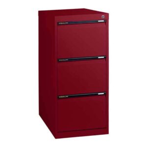 New 3 Drawer File Storage Office Steel Filing Cabinet Aussie Made Life Warranty