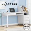 Artiss Computer Desk Office Study Desks Table Drawer Bookshelf Cabinet 150CM