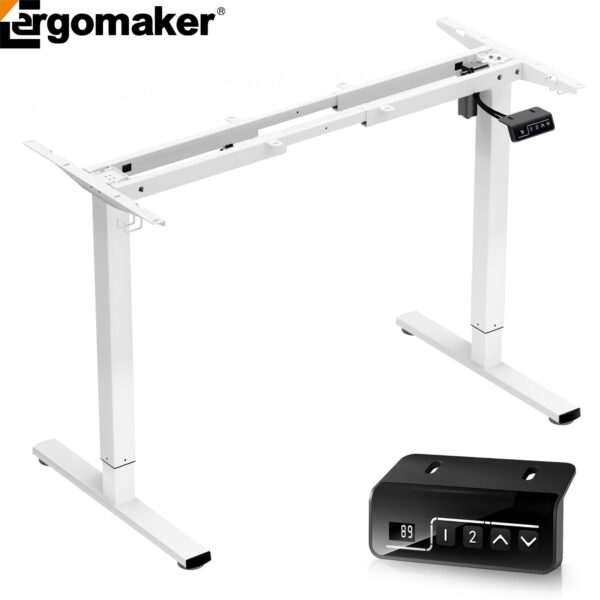 Ergomaker Electric Standing Desk Height Adjustable Sit Stand Motorised Single - Image 3