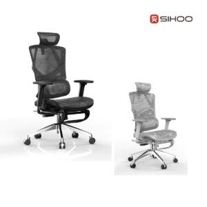 Sihoo Vito M90 Ergonomic Office Chair with Footrest Seat Adjustable Height Delux