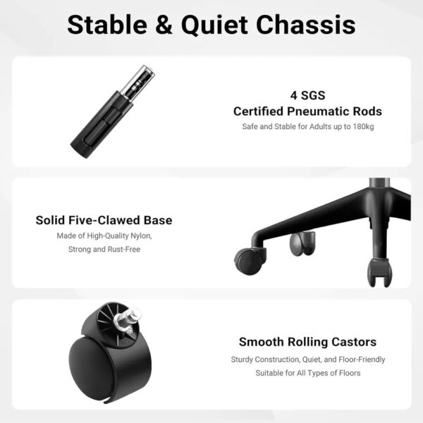 iXTRA Ergonomic Office Chair Desk Gaming Computer Chair High Back Breathable Mes - Image 2