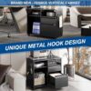 Metal File Cabinet with Shelves,Lockable Drawers Black Office Legal/Letter/A4 - Image 2