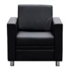 Lounge Sofa GENUINE LEATHER Reception Area Waiting Room Office - Image 2