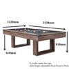 Ocala Dining Pool Table - 7FT 3IN1 - Image 4