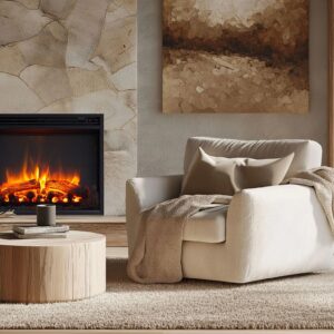 Stella 2000W 23" Electric Fireplace Insert (Tall Model)