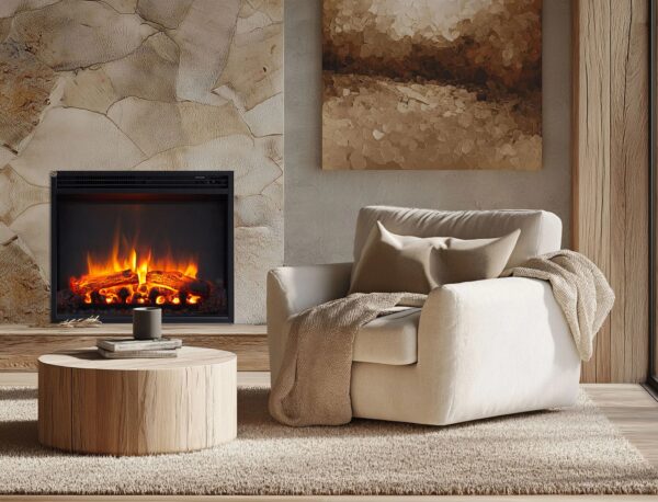 Stella 2000W 23" Electric Fireplace Insert (Tall Model)