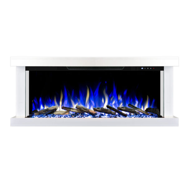 Triora Floating 3 Sided Wall Mounted Electric Fireplace - Smartphone Control - Image 3