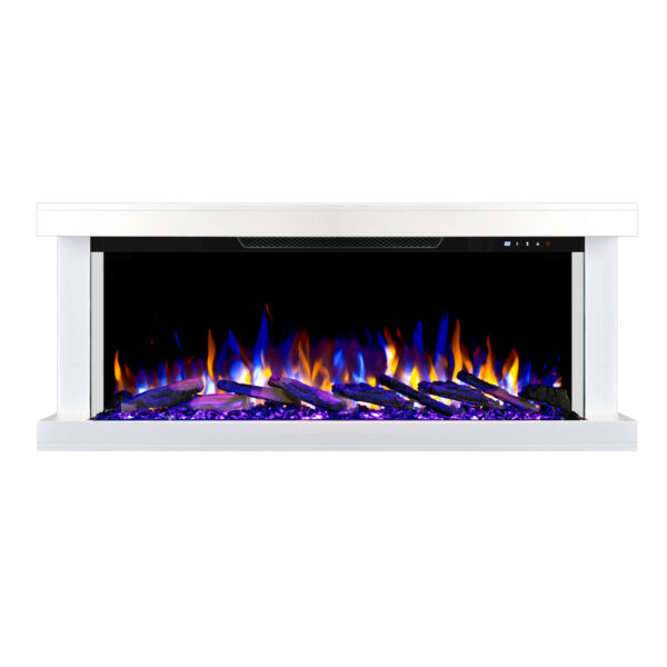 Triora Floating 3 Sided Wall Mounted Electric Fireplace - Smartphone Control - Image 7