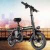 1000W Foldable Electric Bike 48V 14" Removable Lithium Battery - Image 2