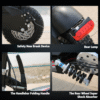 New 2000W Electric Scooter 70KM/H Off Road Portable Foldable Adult Travel Bike - Image 10