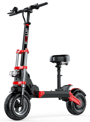 Electric Adult Scooter Commute Q18+ Pro 1000w 21Ah 48v with Seat Off road