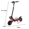 2024 Electric Scooter 4000W Portable 80KM/H Off Road Foldable Adult Travel Bike - Image 2