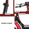 2024 Electric Scooter 4000W Portable 80KM/H Off Road Foldable Adult Travel Bike - Image 3
