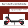 2024 Electric Scooter 4000W Portable 80KM/H Off Road Foldable Adult Travel Bike - Image 8