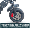 Kasa T1pro 4000w Adult Electric Scooter 48v Off Road Removeable Battery Series 3 - Image 7