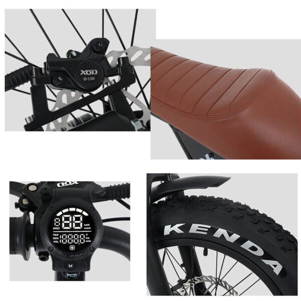 Electric Bike Scooter 800W Waterproof Off-Road Bicycle IPX4 Gift MONSTER Xmas - Image 7