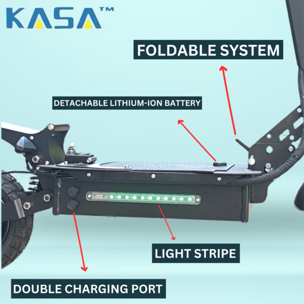 Kasa T1pro 4000w Adult Electric Scooter 48v Off Road Removeable Battery Series 3 - Image 10