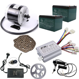 24V 350W Brush Motor Controller Battery 25H Sprocket Ebike ATV Scooter Go Kart