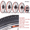 CSC 48V e-bike wheel 1000W 1500W 26in 27.5 29in Electric bicycle Conversion Kit - Image 6