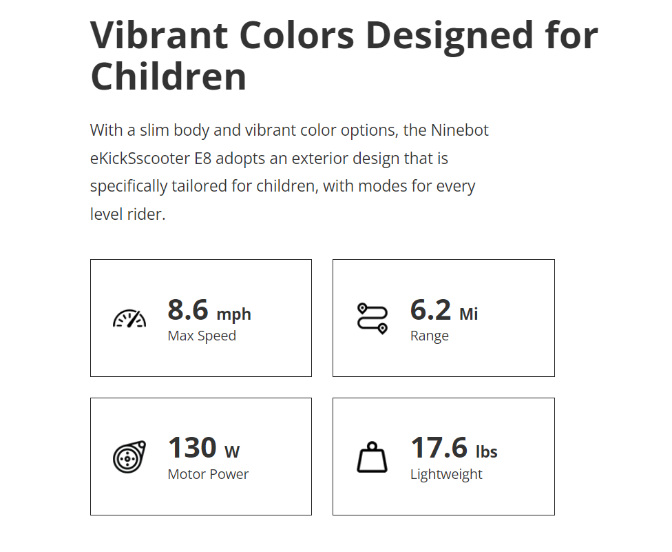 AUJA Electric Scooter Kids Scooter 130W Motor Max 14km/h 6km 6'' E Scooter 4 AUJA Electric Scooter Kids Scooter 130W Motor Max 14km/h 6km 6'' E Scooter - Image 4