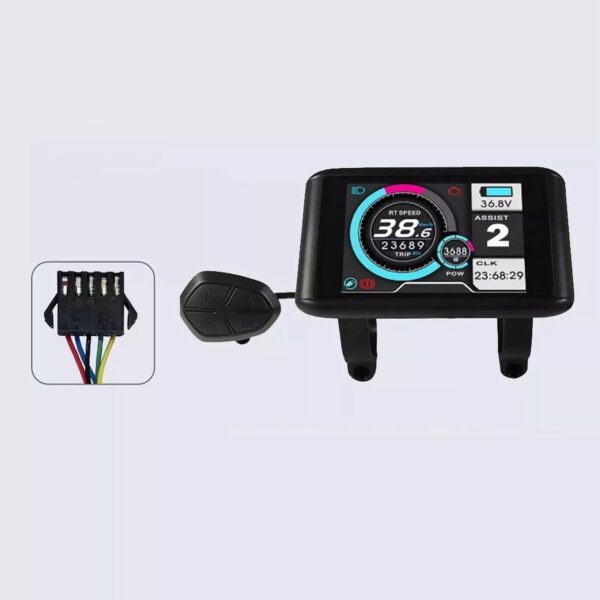 Ebike 72V 80A 3000W Brushless Dual Mode Controller + UKC1 LCD Display + Throttle - Image 3