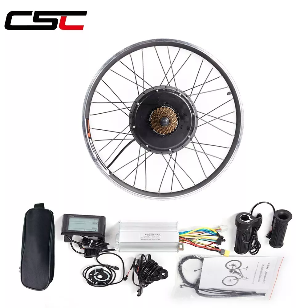 CSC 48V e-bike wheel 1000W 1500W 26in 27.5 29in Electric bicycle Conversion Kit
