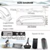 UPP 36V 48V 52V 60V20Ah Lithium ion Battery For eBike Electric Bicycle W/Charger - Image 4