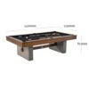 8FT Ellensbrook Pool Table - Image 2