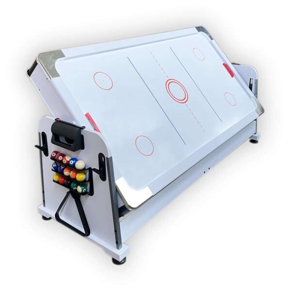 7FT 4IN1 Convertible Pool Table/Table Tennis Table/Air Hockey Table/Dining Table - Image 5