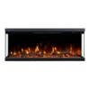 Aspen 3-Sided Electric Fireplace | 50", 60", 72", 84" Built-In Recessed 1500W